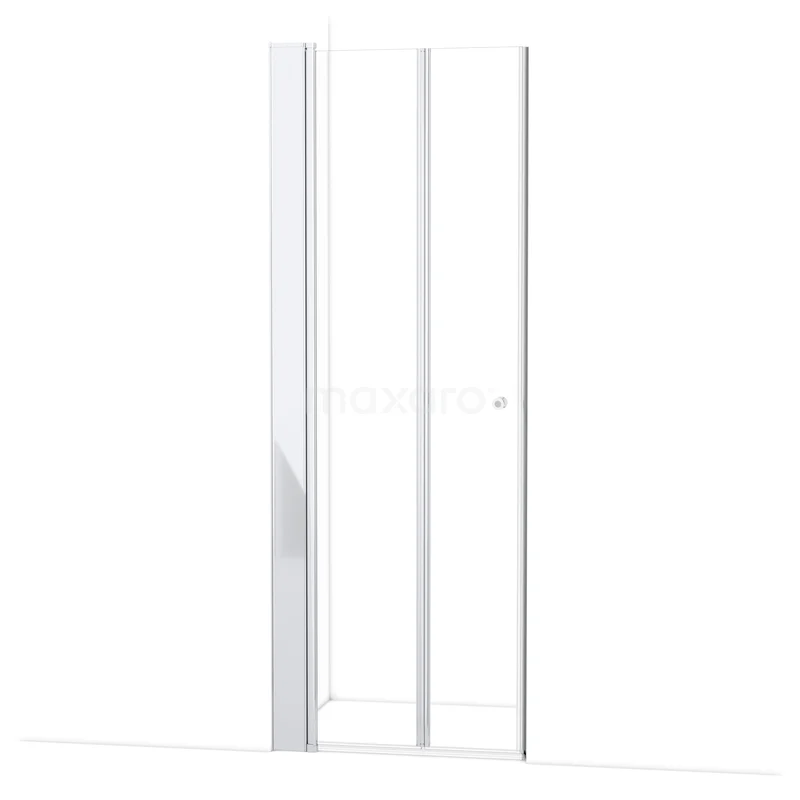 Zircon Comfort Douchedeur | 85 cm Chroom Helder glas Vouwdeur S3892_0826L
