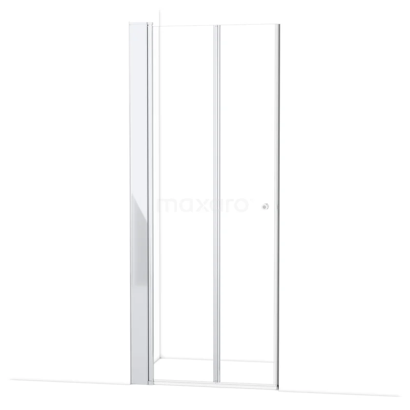 Zircon Comfort Douchedeur | 95 cm Chroom Helder glas Vouwdeur S3892_0926L