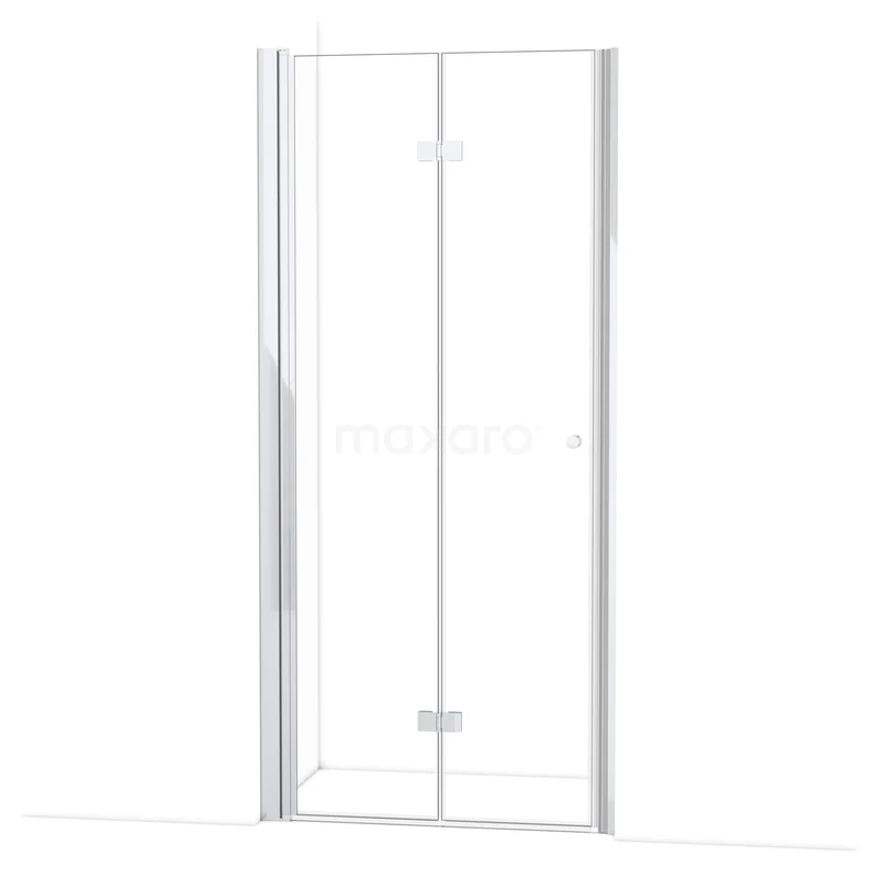 Diamond Duschtür | 95 cm Chrom Falttür DDV092120C Glasene Duschtür mit chromatischen Akzenten, klappbares Design, ideal für eine moderne Badezimmergestaltung.
