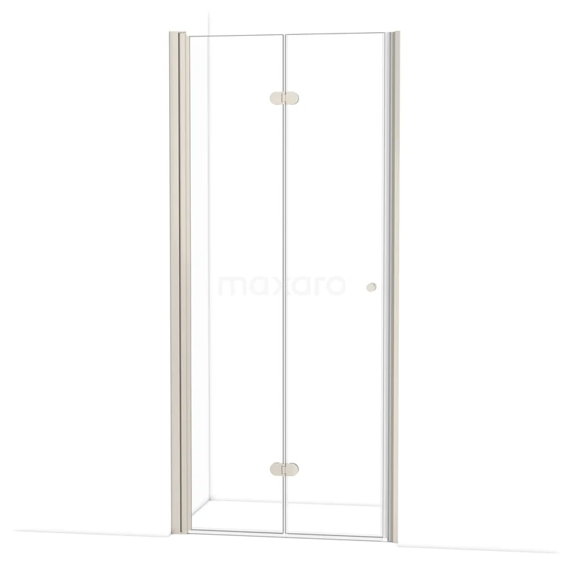 Diamond Douchedeur | 95 cm Rvs Helder glas Vouwdeur DDV092210BR