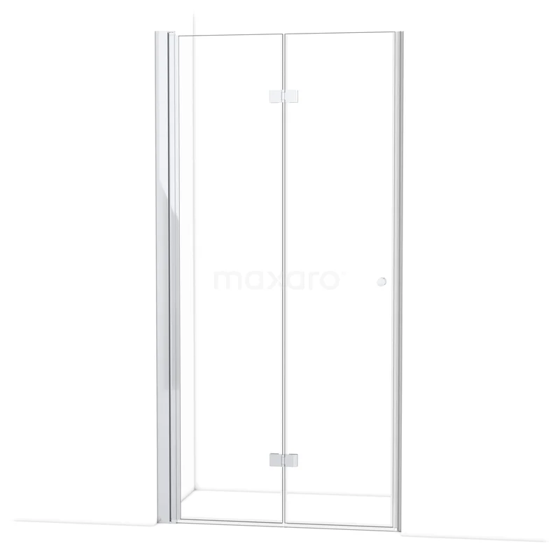 Diamond Douchedeur | 100 cm Chroom Helder glas Vouwdeur DDV101120C