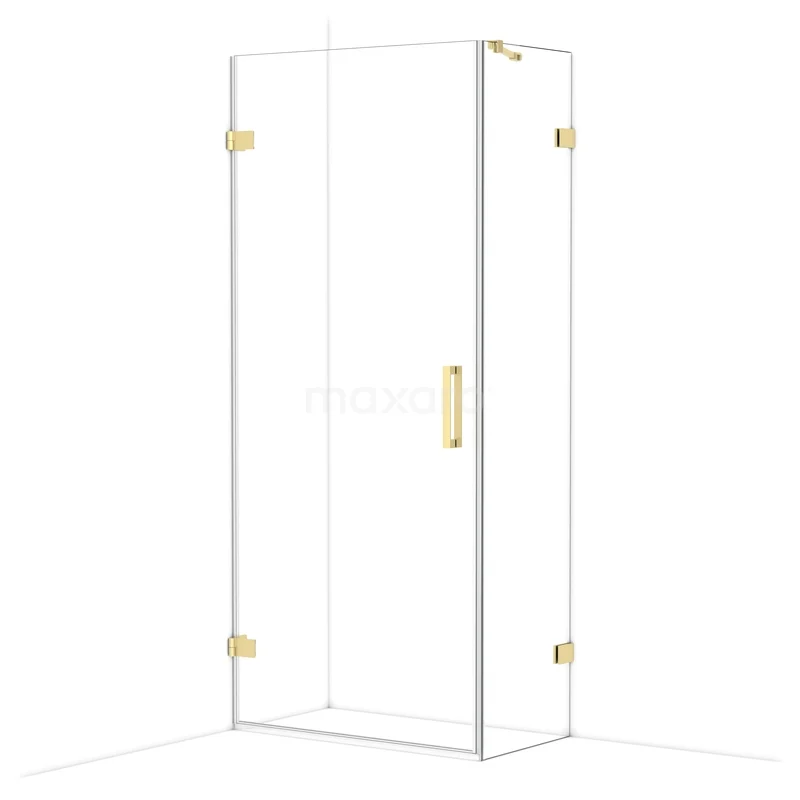 Diamond Douchecabine | 90x50 cm Lichtgoud Helder glas Draaideur Rechthoek CDA220905220LG Diamond Douchecabine | 90x50 cm Lichtgoud Helder glas Draaideur Rechthoek CDA220905220LG