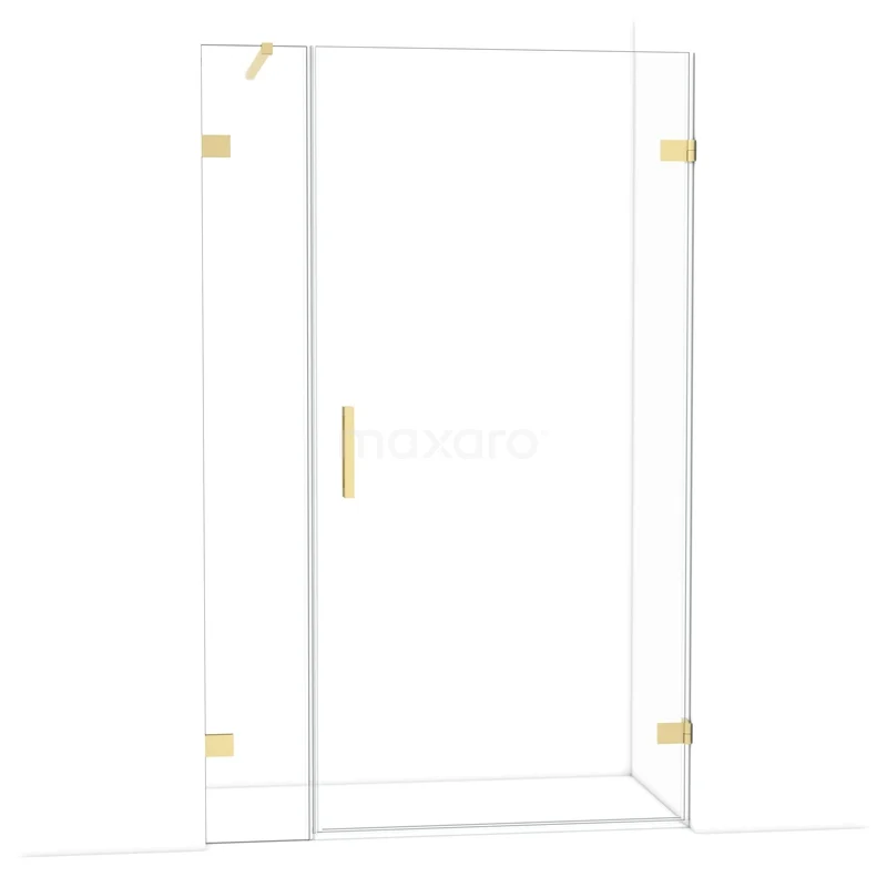 Diamond Douchedeur | 125 cm Lichtgoud Helder glas Draaideur DDC221003120LG Diamond Douchedeur | 125 cm Lichtgoud Helder glas Draaideur DDC221003120LG