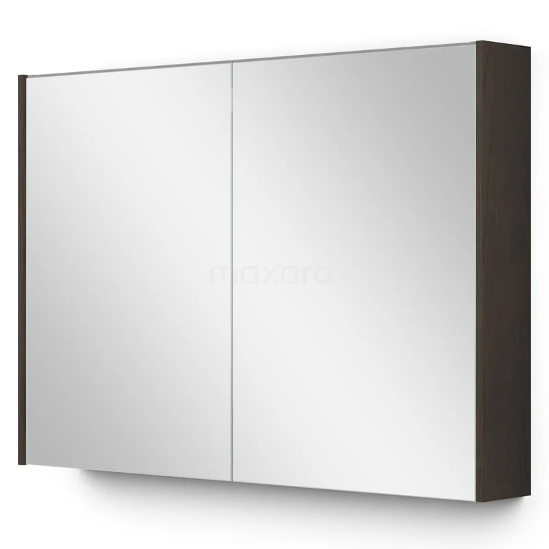 Spiegelkast Met Verlichting Modulo 100x70 Espresso eik K99-1000-59009-63