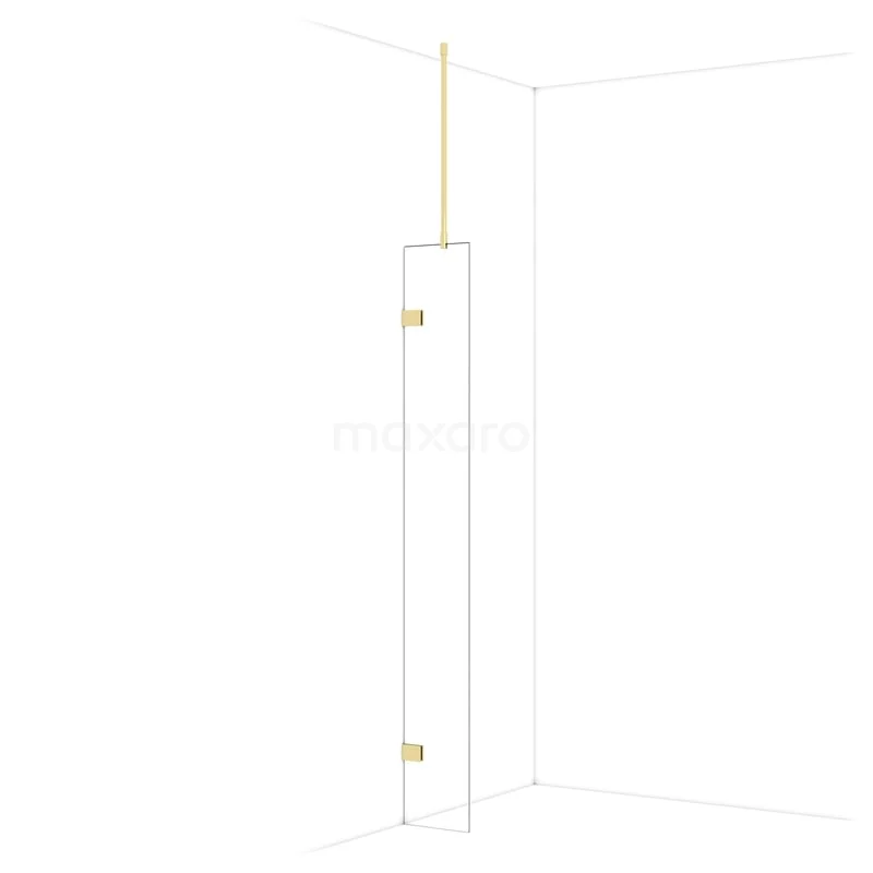 Diamond Inloopdouche | 30 cm Glanzend lichtgoud Helder glas Vaste wand IDA03720GLG Diamond Inloopdouche | 30 cm Glanzend lichtgoud Helder glas Vaste wand IDA03720GLG