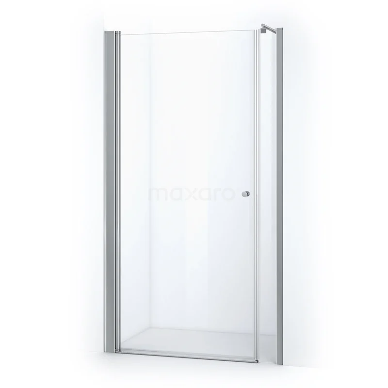 Duschwand Zircon Comfort 130cm aus klarem Sicherheitsglas Chrom DW-0310113 Duschtür Klarglas mit silbernen Profilen, Drehtürdesign, ideal für einen klaren und modernen Badezimmerstil.