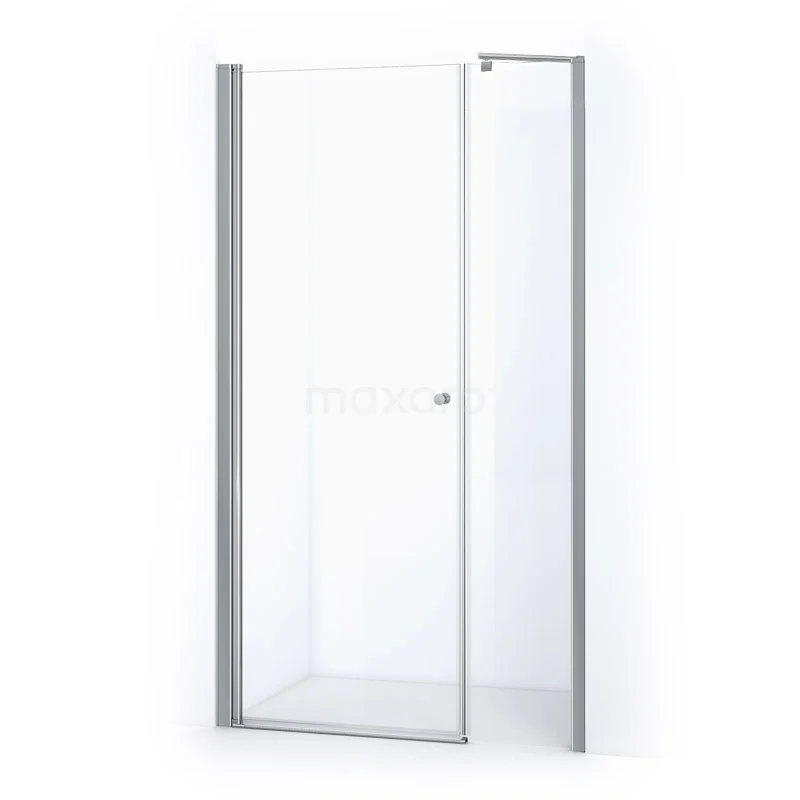 Zircon Comfort Shower door | 125 cm Chrome Clear glass Pivot door DW-0508011
