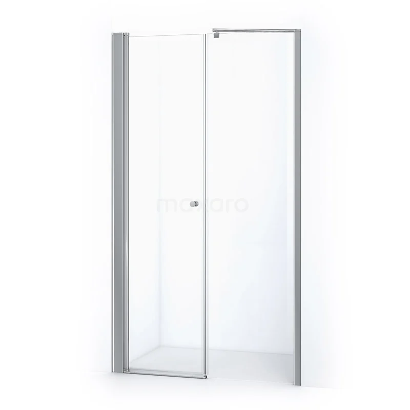 Zircon Comfort Shower door | 130 cm Chrome Clear glass Pivot door DW-0706111