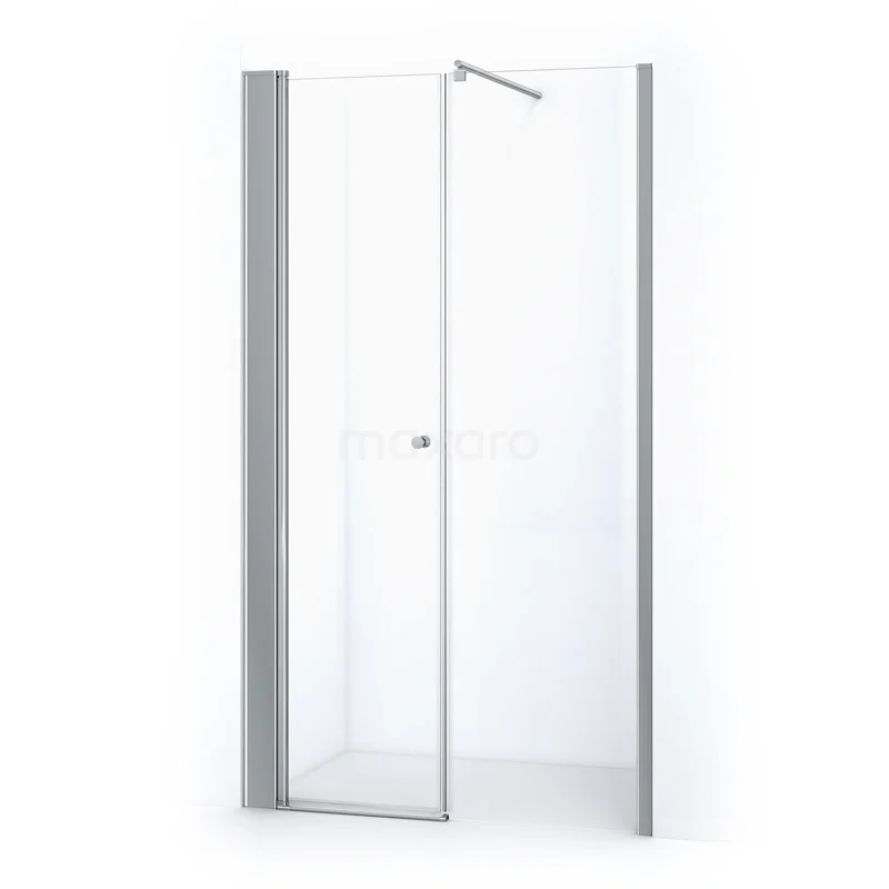 Zircon Comfort Shower door | 120 cm Chrome Clear glass Pivot door DW-0606213