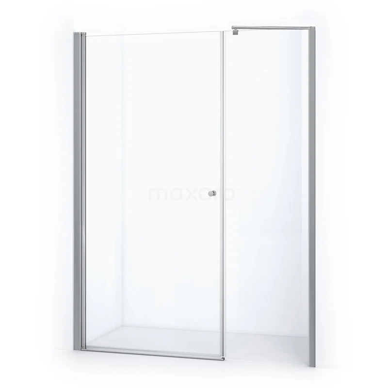 Zircon Comfort Shower door | 165 cm Chrome Clear glass Pivot door DW-0710011
