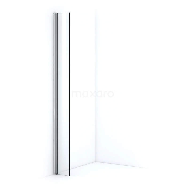 Zircon Comfort Walk-in shower | 20 cm Chrome Clear glass Fixed wall L0500-02FGC