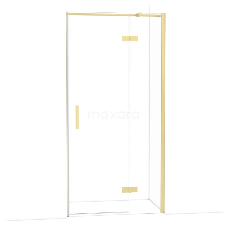 Diamant-Duschtüren DDB22461310LG GlasduschTür mit Goldakzenten, modernes Design und schlankem Rahmen, perfekt für eine stilvolle und luxuriöse Badezimmergestaltung.