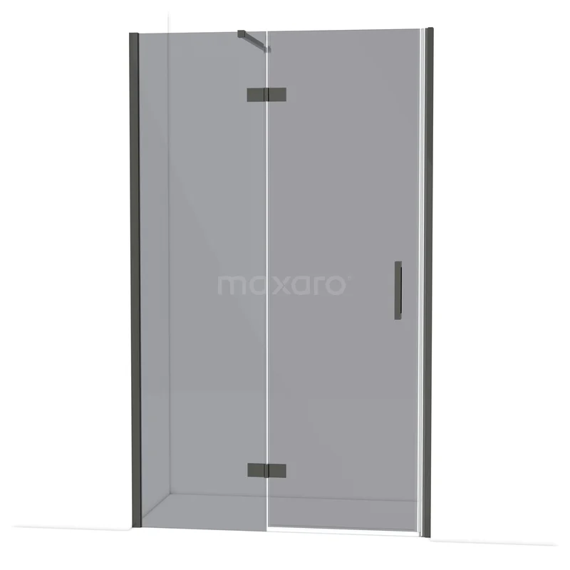 Diamant-Duschtüren DDB21662111BC Glasene Duschtür mit Aluminiumprofil, mit Eckeingang, ideal für moderne Bäder, elegantes Design und langlebige Verarbeitung.