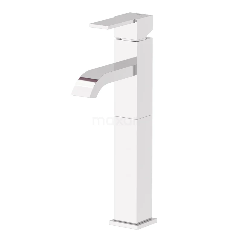 Cubic Hoge Wastafelkraan Opbouw | Chroom | Eéngreeps mengkraan 23.003.531 Cubic Hoge Wastafelkraan Opbouw | Chroom | Eéngreeps mengkraan 23.003.531