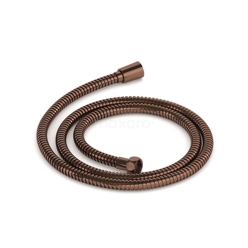 Shower hose Radius, 150Cm, Shiny Copper 99.400.150GKP Bronze metal shower hose with flexible design, ideal for a stylish and durable bathroom.