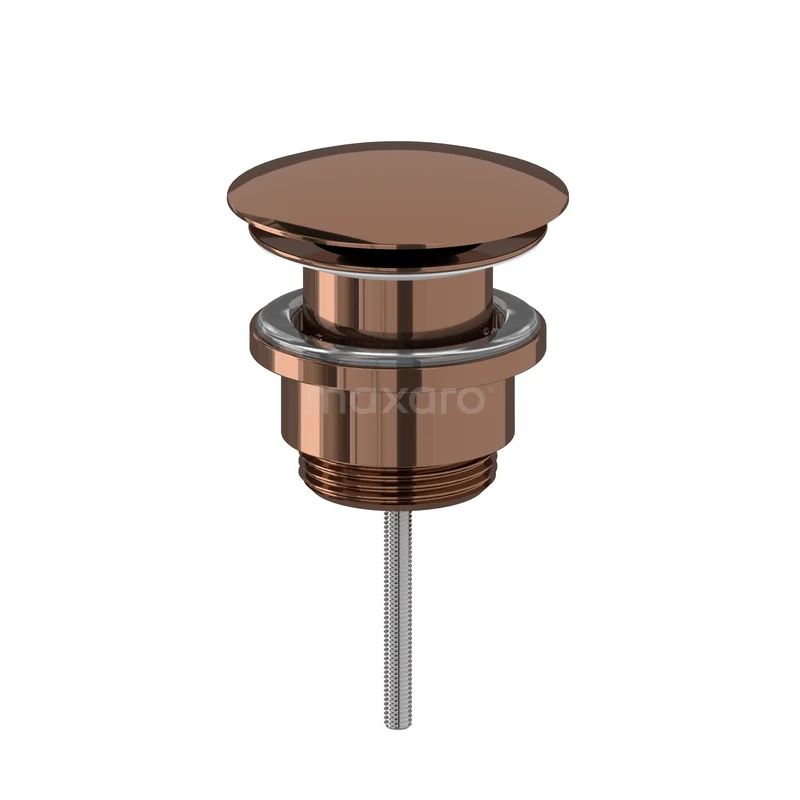 Afvoerplug Niet Afsluitbaar Glanzend Koper Rond 99.000.504GKP Afvoerplug Niet Afsluitbaar Glanzend Koper Rond 99.000.504GKP