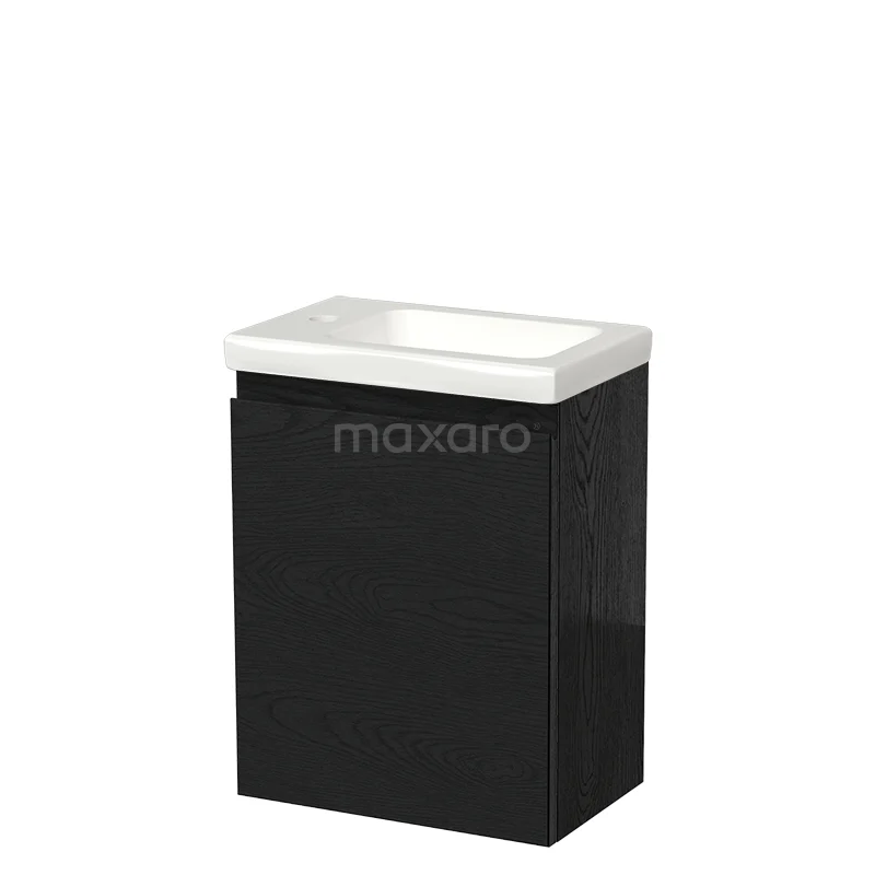 Modulo Pico Toilet unit with basin | 40 cm Black oak Handleless front Ceramic TMW10-00493 Modulo Pico Toilet unit with basin | 40 cm Black oak Handleless front Ceramic TMW10-00493