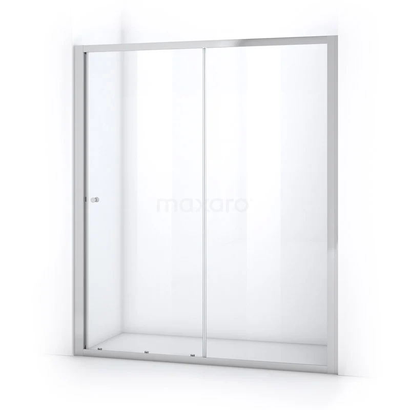 Ruby Allure Shower door | 185 cm Chrome Clear glass Sliding door S0880-1800C