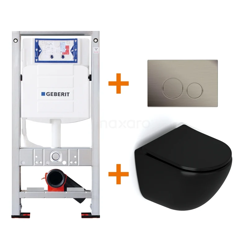 Toiletsets Mat zwart zonder Spoelrand + Geberit UP320 inbouwreservoir met geluidsisolatie TOI4531 TOI4531_Hw.jpg