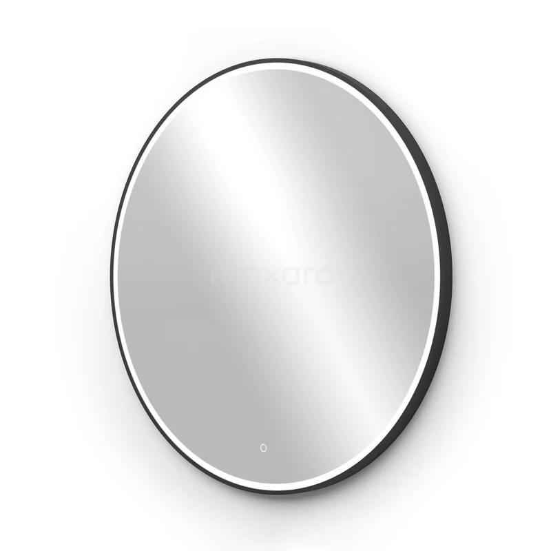 Vivo Badkamerspiegel met ledverlichting | 90 cm Rond Zwart M45-0900-43180 Vivo Badkamerspiegel met ledverlichting | 90 cm Rond Zwart M45-0900-43180