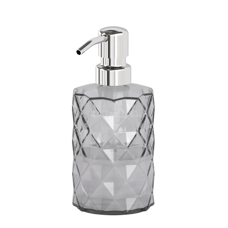 Radius Zeepdispenser | Chroom | Diamant glas RGD170-4000 Radius Zeepdispenser | Chroom | Diamant glas RGD170-4000