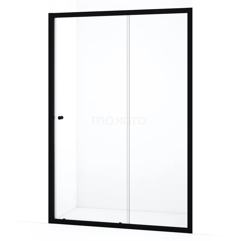 Ruby Allure Douchedeur | 130 cm Mat zwart Helder glas Schuifdeur S0820-1300MN Ruby Allure Douchedeur | 130 cm Mat zwart Helder glas Schuifdeur S0820-1300MN