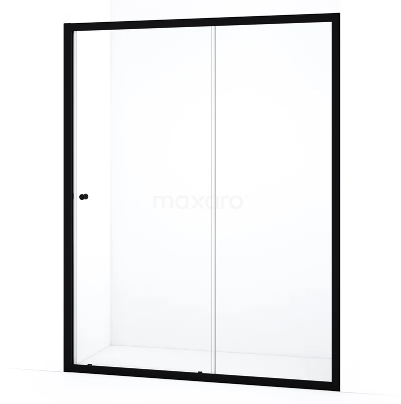 Ruby Allure Douchedeur | 150 cm Mat zwart Helder glas Schuifdeur S0820-1500MN Ruby Allure Douchedeur | 150 cm Mat zwart Helder glas Schuifdeur S0820-1500MN