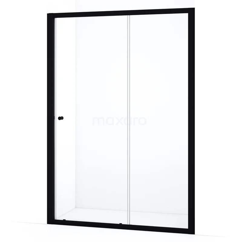 Ruby Allure Douchedeur | 130 cm Mat zwart Helder glas Schuifdeur S0850-1300MN Ruby Allure Douchedeur | 130 cm Mat zwart Helder glas Schuifdeur S0850-1300MN