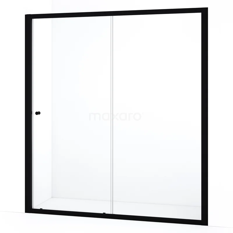 Ruby Allure Douchedeur | 170 cm Mat zwart Helder glas Schuifdeur S0850-1700MN Ruby Allure Douchedeur | 170 cm Mat zwart Helder glas Schuifdeur S0850-1700MN