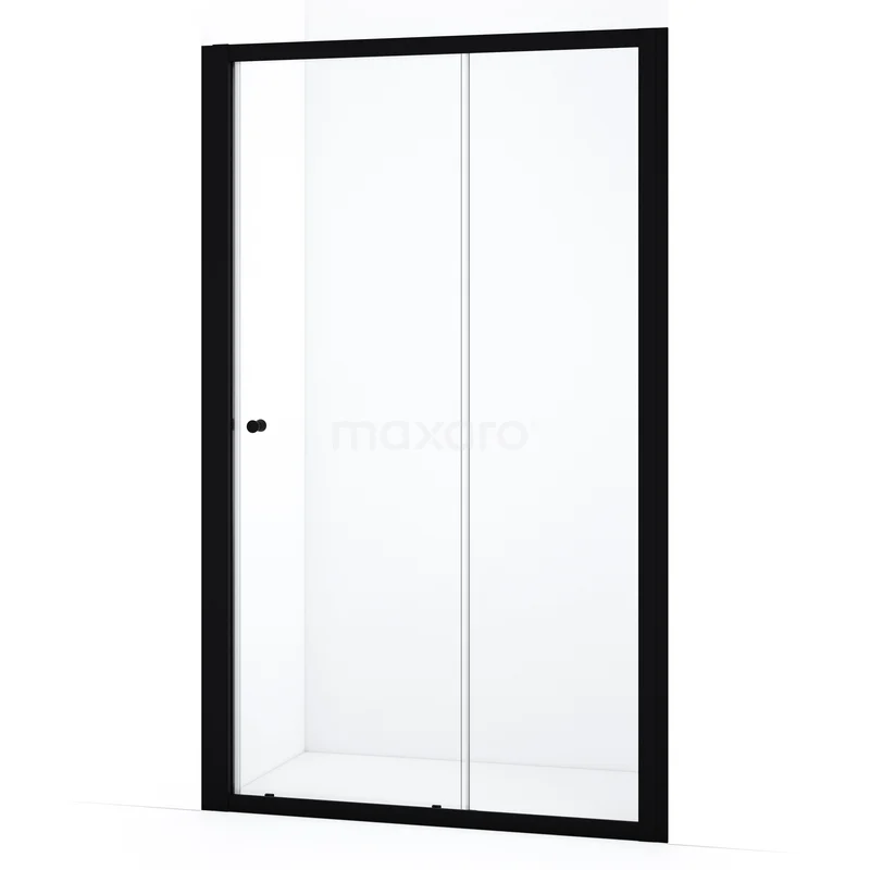 Ruby Allure Douchedeur | 125 cm Mat zwart Helder glas Schuifdeur S0880-1200MN Ruby Allure Douchedeur | 125 cm Mat zwart Helder glas Schuifdeur S0880-1200MN