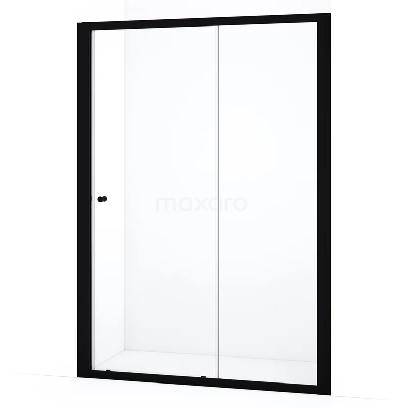 Ruby Allure Douchedeur | 135 cm Mat zwart Helder glas Schuifdeur S0880-1300MN Ruby Allure Douchedeur | 135 cm Mat zwart Helder glas Schuifdeur S0880-1300MN