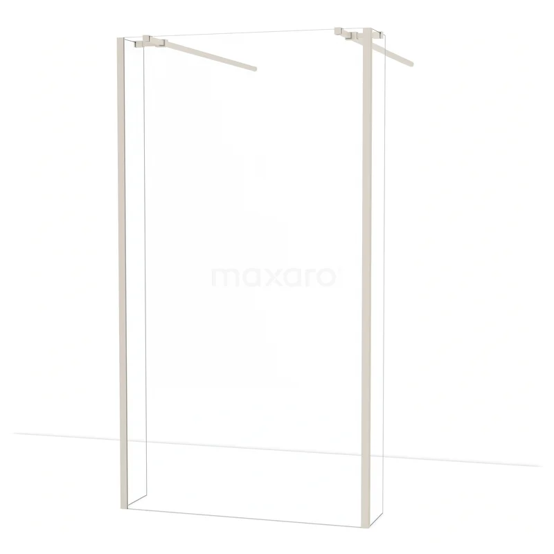 Diamond Inloopdouche | 105 cm Rvs Helder glas Vrijstaande wand met zijwanden IDG110360BR Diamond Inloopdouche | 105 cm Rvs Helder glas Vrijstaande wand met zijwanden IDG110360BR