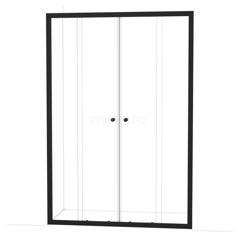 Ruby Allure Douchedeur | 140 cm Mat zwart Helder glas Schuifdeur S1620-1400M Ruby Allure Douchedeur | 140 cm Mat zwart Helder glas Schuifdeur S1620-1400M
