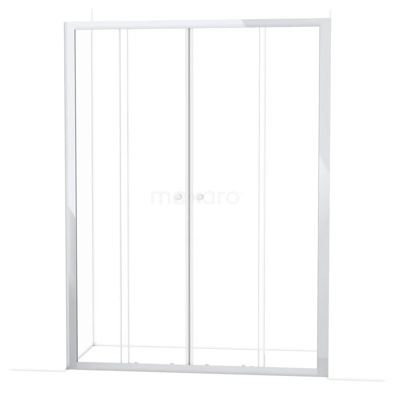 Ruby Allure Shower door | 150 cm Chrome Clear glass Sliding door S1650-1500C Ruby Allure Shower door | 150 cm Chrome Clear glass Sliding door S1650-1500C