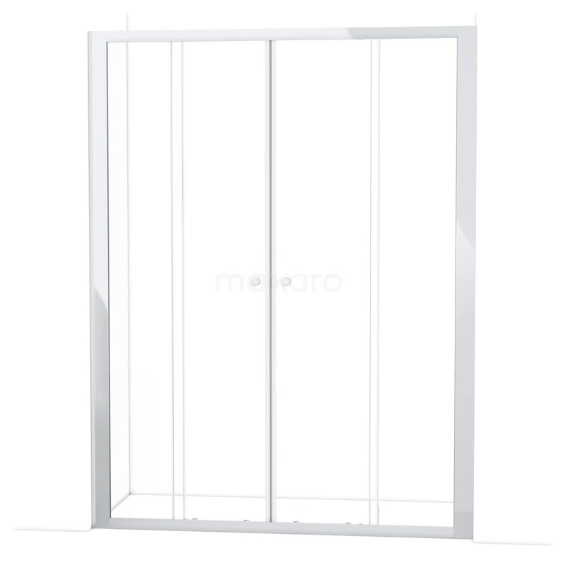 Ruby Allure Douchedeur | 155 cm Chroom Helder glas Schuifdeur S1680-1500C Ruby Allure Douchedeur | 155 cm Chroom Helder glas Schuifdeur S1680-1500C