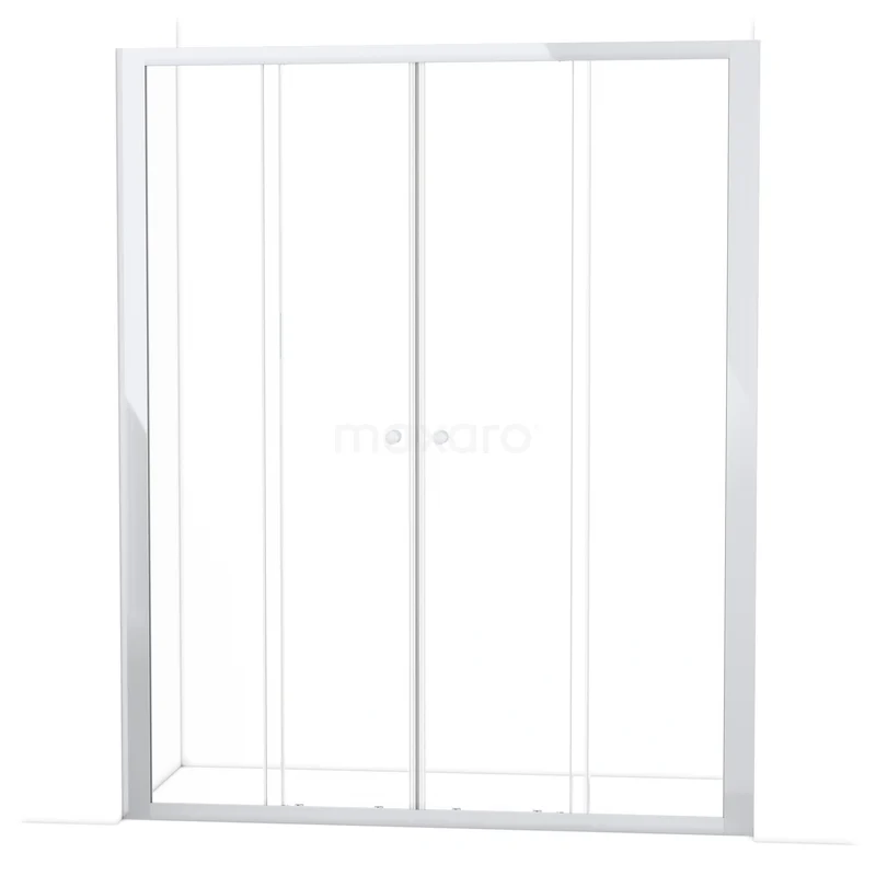 Ruby Allure Douchedeur | 165 cm Chroom Helder glas Schuifdeur S1680-1600C Ruby Allure Douchedeur | 165 cm Chroom Helder glas Schuifdeur S1680-1600C