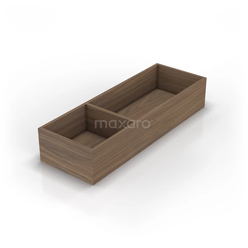 Schubladeneinsatz Modulo Plus, 2-fach, Nussbaum DV110-3202-65 Schubladeneinsatz Modulo Plus, 2-fach, Nussbaum DV110-3202-65
