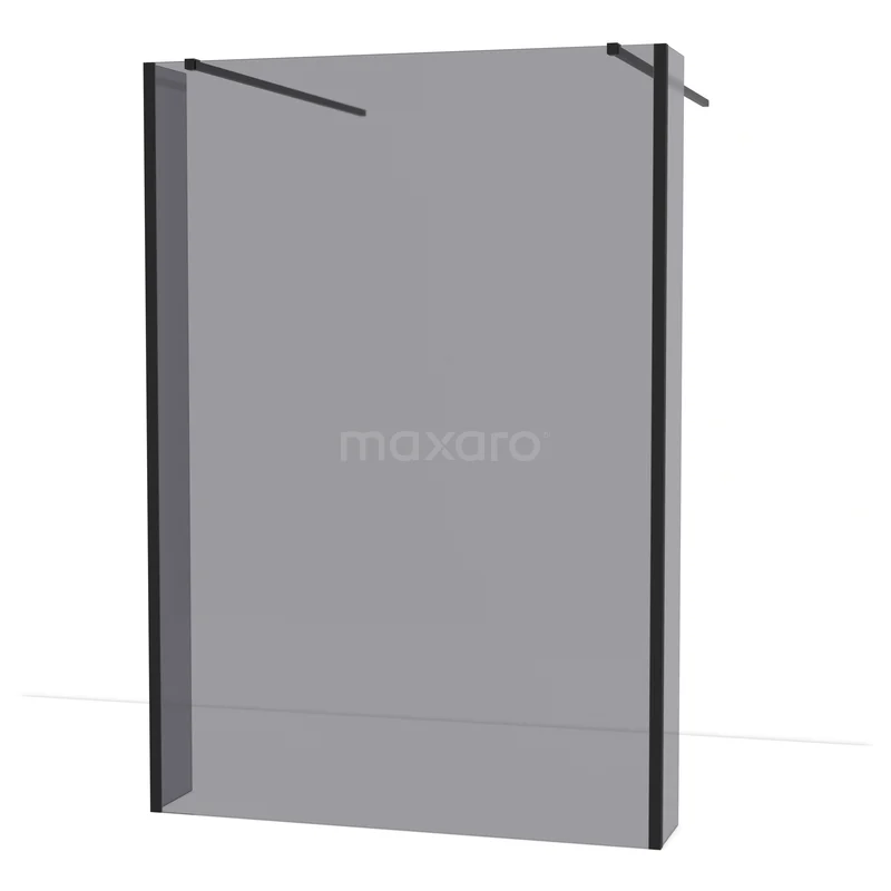 Diamond begehbare Dusche | 135 cm Matt Schwarz Freistehende Wand mit Seitenwänden IDG140381MBN Diamond begehbare Dusche | 135 cm Matt Schwarz Freistehende Wand mit Seitenwänden IDG140381MBN