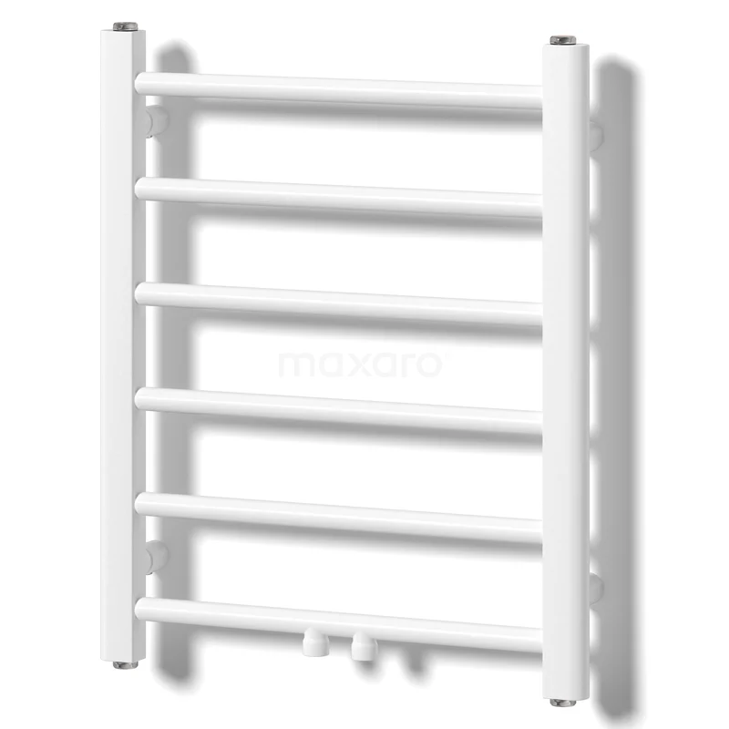 Vega Handdoekradiator | 50x60 cm Wit glans 569 W att Staal Centrale verwarming DR70-0506GWN Witte handdoekradiator met vijf niveaus, ideaal voor een moderne badkamer. Gemaakt van duurzaam staal voor optimale warmte.