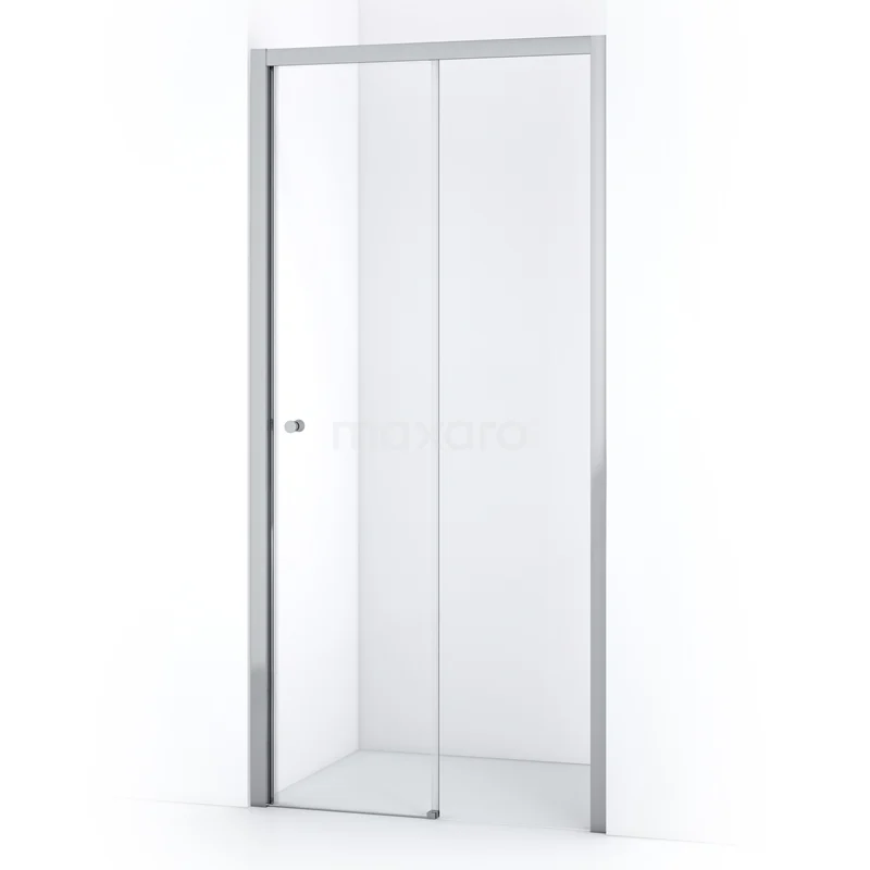 Crystal Comfort Shower door | 100 cm Chrome Clear glass Sliding door S1020-1000C
