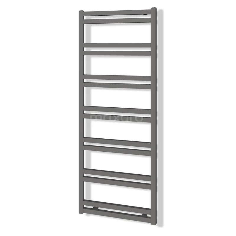 Sirius Handdoekradiator | 50x127,6 cm Lichtgrijs 733 W att Aluminium Centrale verwarming DR66_0512RLN