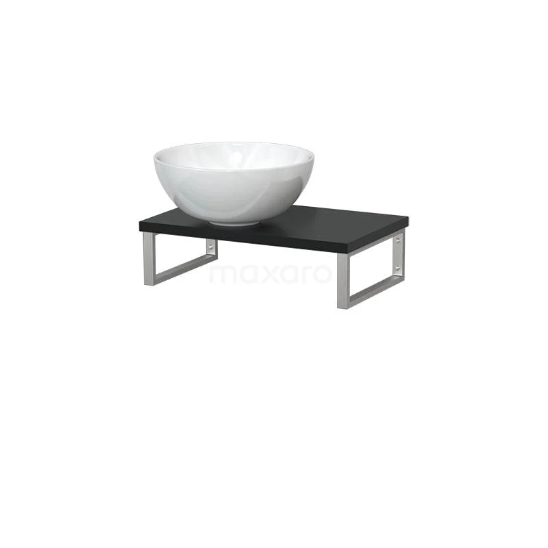 Modulo Pico Basin worktop with basin worktop | 41 cm Matte white High-gloss white Ceramic TMK01-00245