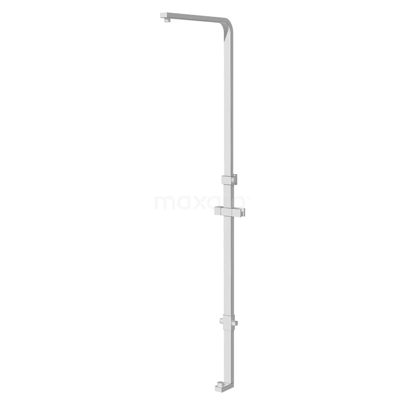 Shower rail for overhead shower set Cubic Chrome, with adjustable hand shower holder, Chrome 22.107.300