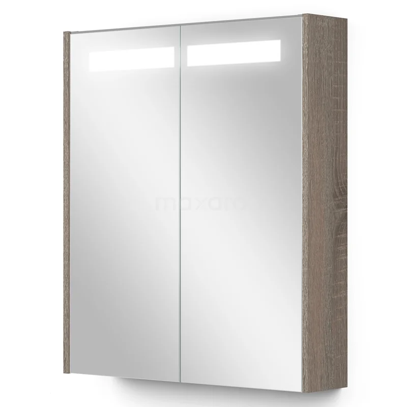 Mirror cabinet with lighting Modulo 60x70cm Oak K99-0600-59008-32