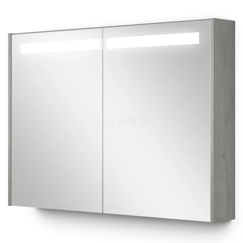Mirror cabinet with lighting Modulo 100x70cm Grey oak K99-1000-59008-39