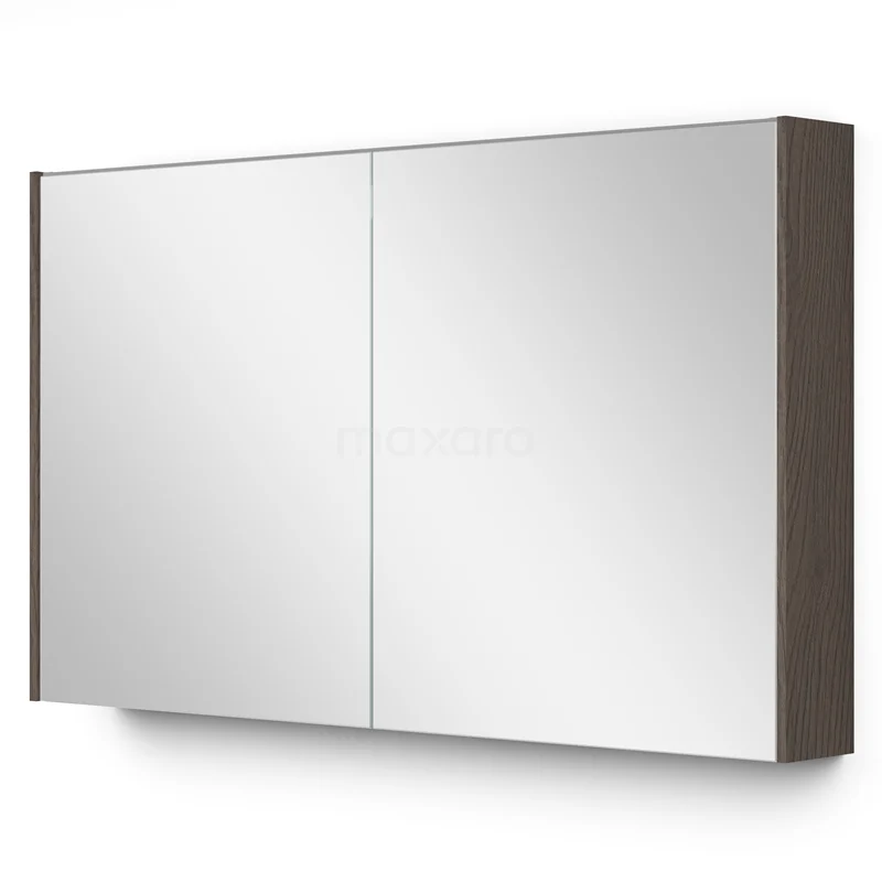 Mirror cabinet with lighting Modulo 120x70cm Dark brown oak K99-1200-59009-37