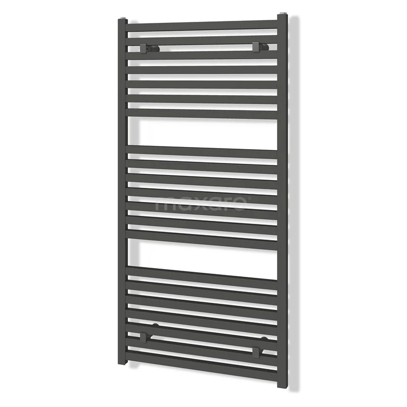 Zeus Towel radiator | 60x120 cm Dark grey 1160 W att Aluminium Central heating DR57_0612RDN