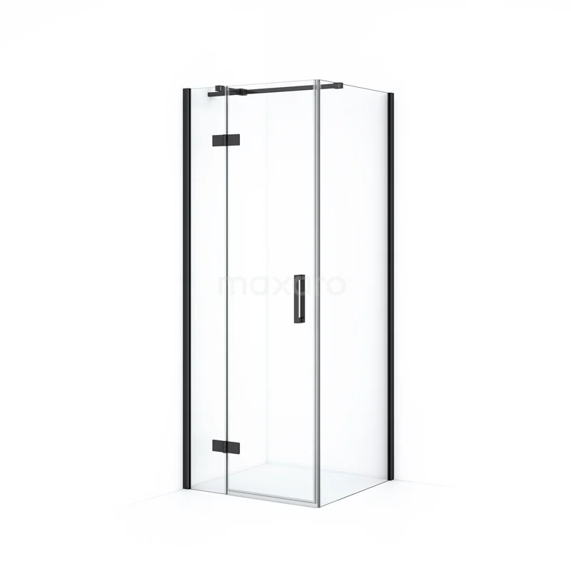 Duschkabine Diamond CDB213507310BCN Glas Duschkabine mit Schwarz Akzenten, Eckeinstieg und straff Design. Perfekt für moderne Bäder.