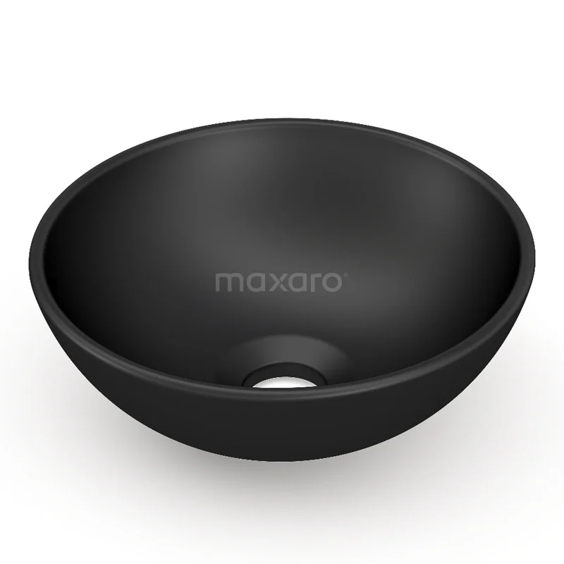 Countertop wash basin Clasico Ceramic Matte Black 28x10.5cm Round K120-0120MB