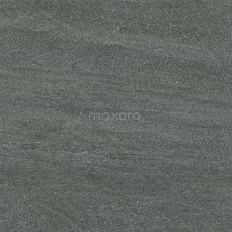 Bodenfliese/Wandfliese Alps Basalt 60x60cm Natursteinoptik Anthrazit Rektifiziert 303-010102 Graue Keramikfliese mit subtilen Linien, ideal für einen modernen Badezimmerstil. Serie: Urban Slate.